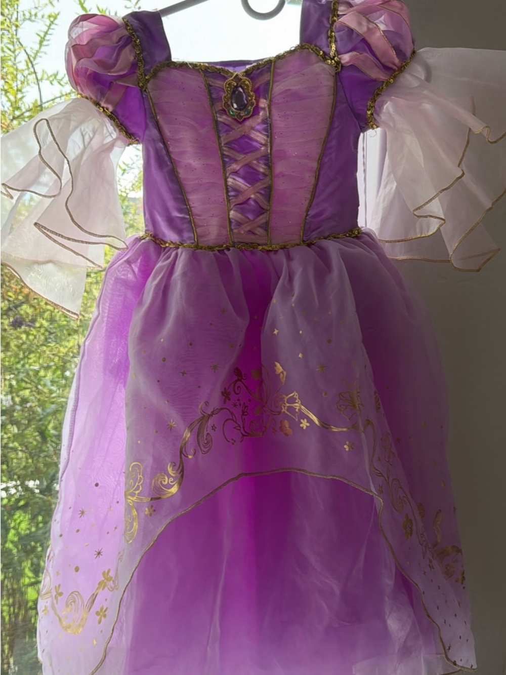 Disney Purple and Gold Princess Dress Costume